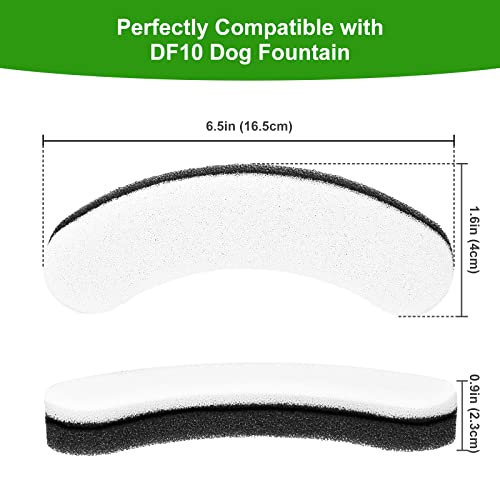 4 Pack Replacement Filters for DF10 & DF30 Automatic Pet Water Dispenser