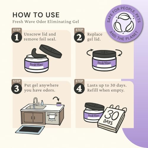 Lavender Odor Eliminator Gel 3 (21 Fl Oz)