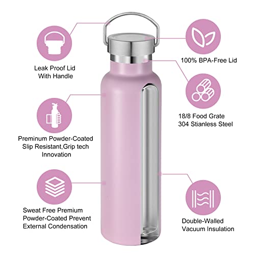 20 oz Insulated Water Bottles Bulk 2 Pack (2 Count)