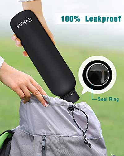 Slim Insulated Water Bottles for Travel 25oz with Clip