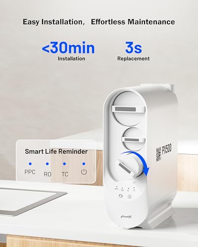 PX500 A Under Sink Tankless Reverse Osmosis Water Filtration System
