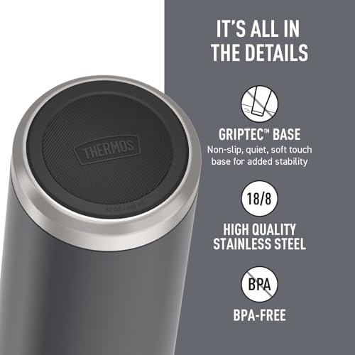 ICON SERIES Stainless Steel Water Bottle with Screw Top Lid