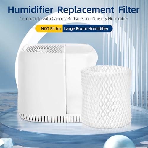 6 Pack Humidifier Replacement Filter Compatible with Canopy Bedside Humidifier and Nursery Humidifier