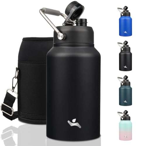 87 oz Insulated Stainless Steel Water Bottle Jug with Handle