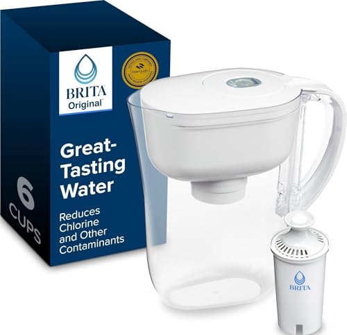Small 6 Cup Water Filter Pitcher