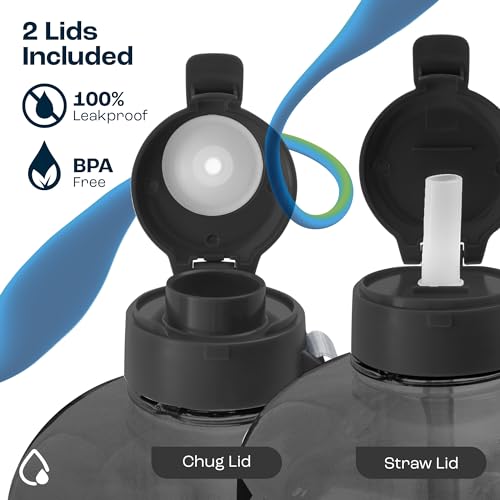 Half Gallon Water Bottle with Time Marker
