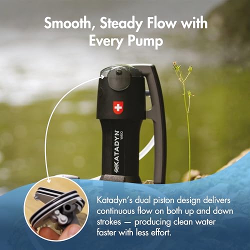 Vario Dual Mode Hand Pump Continuous Water Filter for Backcountry