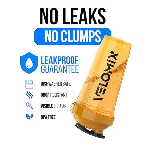 2 Pack 28oz Protein Shaker Bottle for Protein Mixes (2 Count)