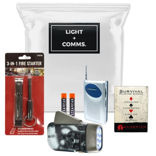 4-Person, 72 Hour Necessity Bucket Survival Kit, with Food, Water, Tools
