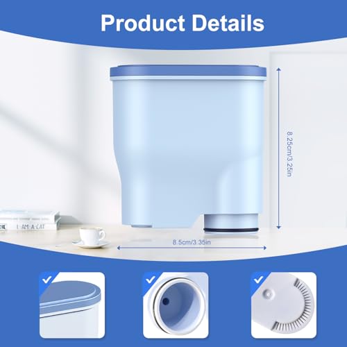 8 Pack Water Filter for Philips Saeco AquaClean CA6903