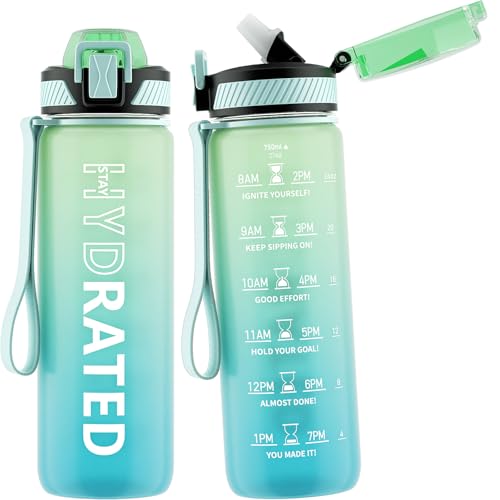 Water Bottle with Straw