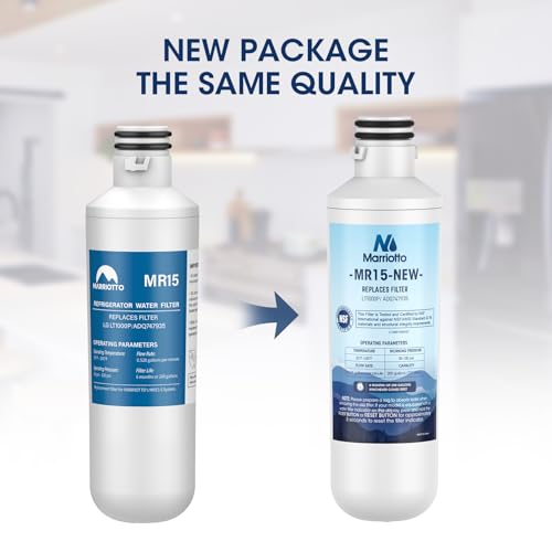 Water Filter LT1000PC Replacement for LG Refrigerator (2 Count)