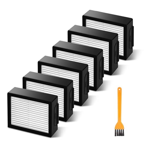 6 Pack Filter Replacements Compatible With i Robot Roomba E I & J Series