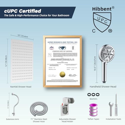 12'' All Metal CUPC Certified Shower Head