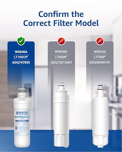 LT1000PC Refrigerator Water Filter and Air Filter (3 Count)