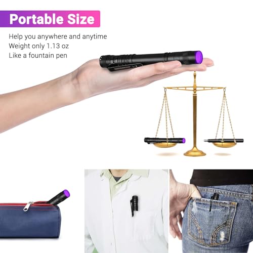 UV Black Light Flashlight Mini