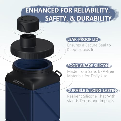 Collapsible Water Bottles 21 oz (2 Count)