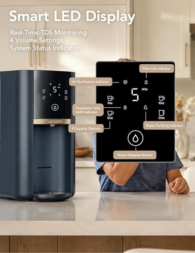 Countertop Reverse Osmosis Water Filter with UV