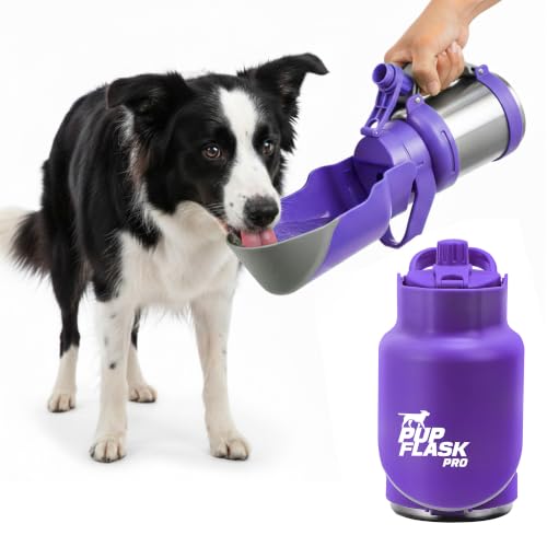 PupFlask Pro Portable Insulated Dog Water Bottle (30 Fl Oz)