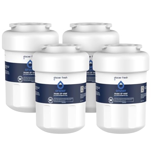 MWF Refrigerator Water Filter Compatible with GE (4 Count)