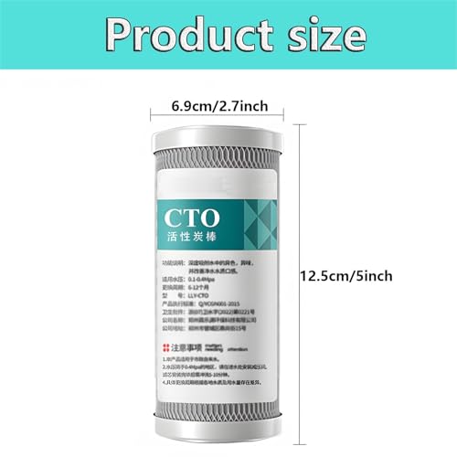 2.5" x 5" CTO Carbon Block Water Filter