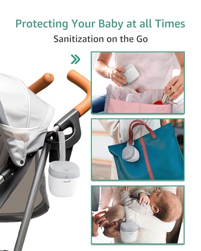 Pacifier Sanitizer Case Portable on The Go for Baby