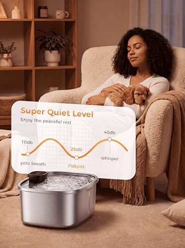 10L Wireless Dog Water Fountain for Large Dogs