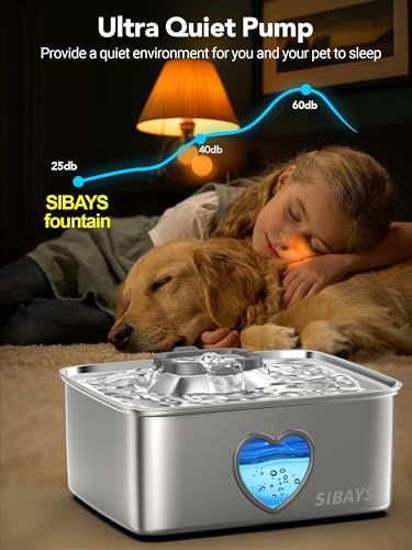 15L Large Dog Water Fountain