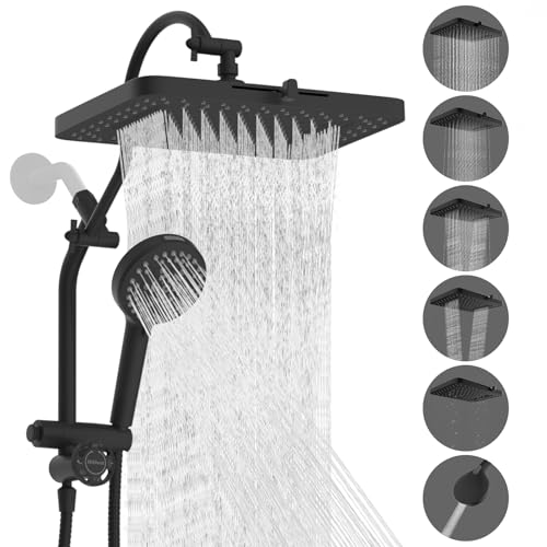 cUPC Certified High Pressue 13'' Rainfall Shower Head with 5