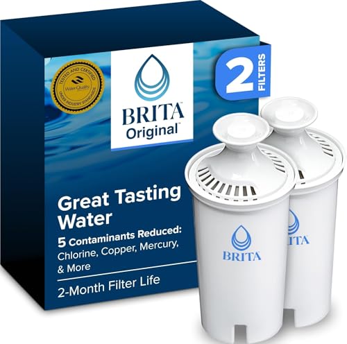 Standard Water Filter for Pitchers and Dispensers (2 Count)