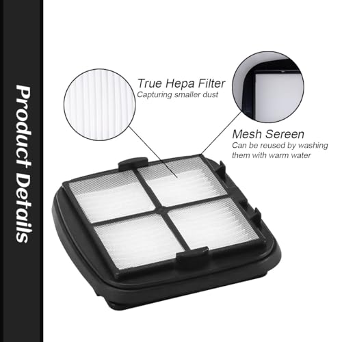 97D5 vacuum filter for bissell pet hair eraser vacuum filter Corded Handheld Vacuum 33A1 (2 Count)