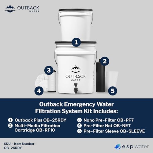 Outback Emergency Water Filter System for Survival Kit