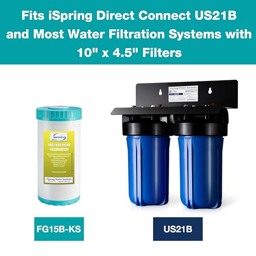 FG15B KS GAC+KDF Water Filter Replacement for WGB21B