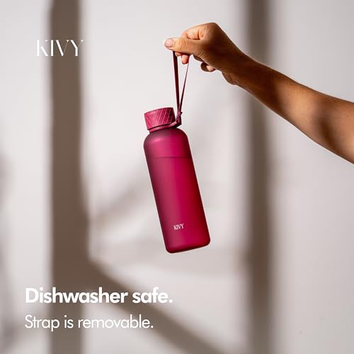 Slim Water Bottle 22oz [Lightweight & Shatterproof]