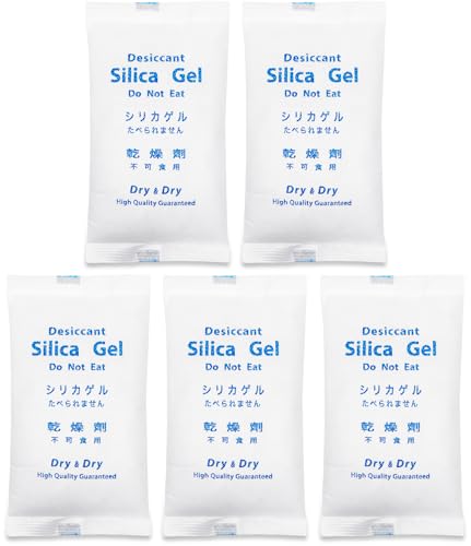 500 Gram [5 Packets] Silica Gel Packets Desiccants
