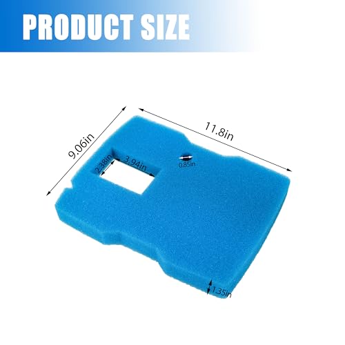 Replacement Pond Filter Pad Fountain Sponge For VIVOHOME Pond Filter 530 (3 Count)