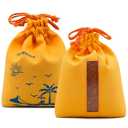 1000g Reachargeable Silica Gel Beads with 1 Cloth Bag (2 Count)