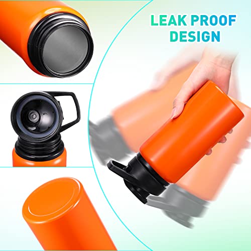 10 Pack Aluminum Water Bottles Bulk 17oz