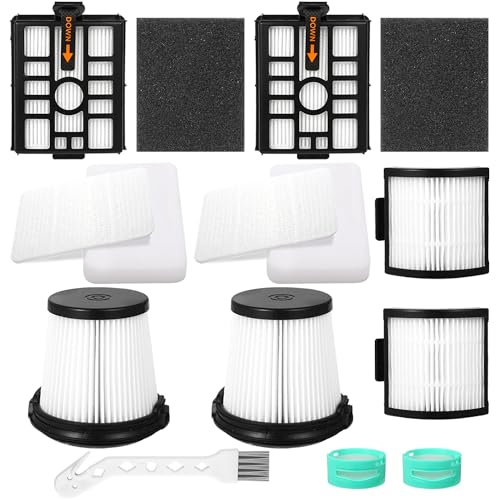 IW3511 IW3120 HEPA Filters Replacement Parts Compatible with Shark IW3511 Detect Pro Cordless Stick Vacuum Cleaner and Shark IW3120 Detect Clean Auto Empty System (2 Count)