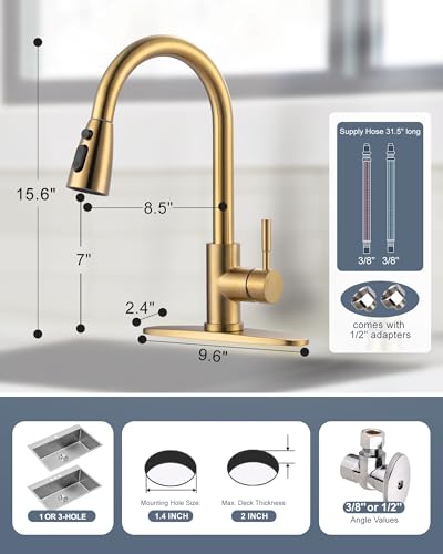 Kitchen Faucet with Air Gap