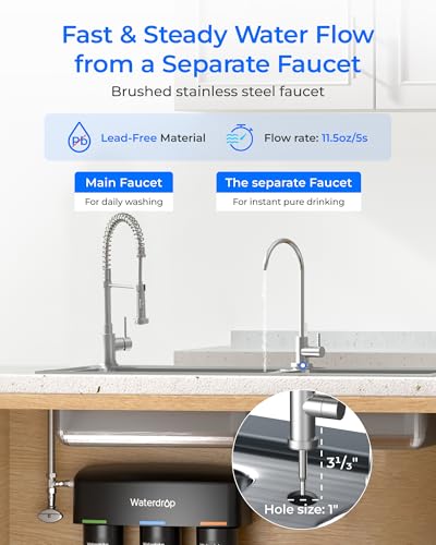 TSB UF 0.01 μm Ultra Filtration Under Sink Water Filter System