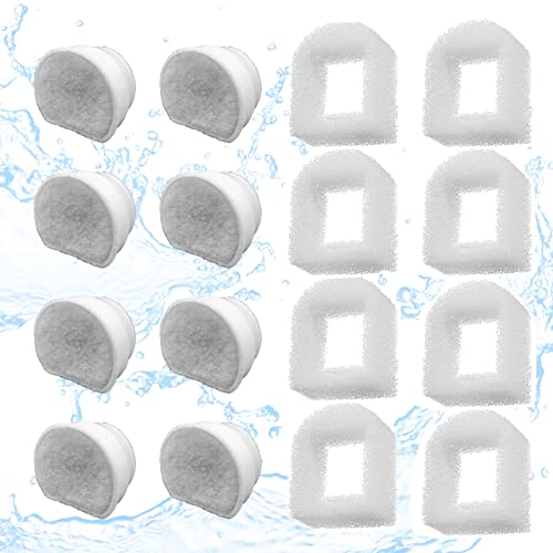 16 Pack Pet Fountain Replacement Filters