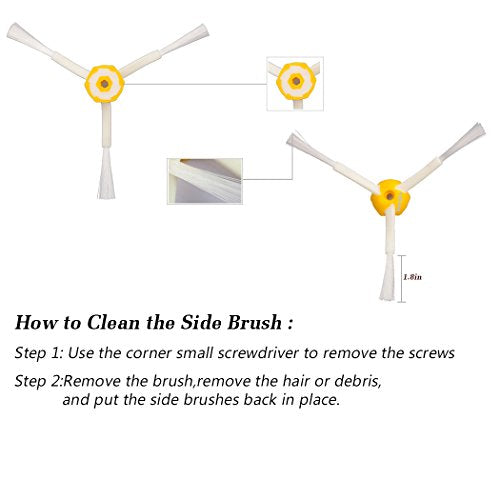 694 3 Armed Side Brush for i (10 Count)