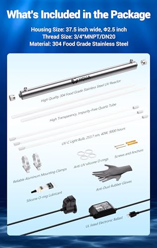 OWS 124 UV Water Purifier for Whole House