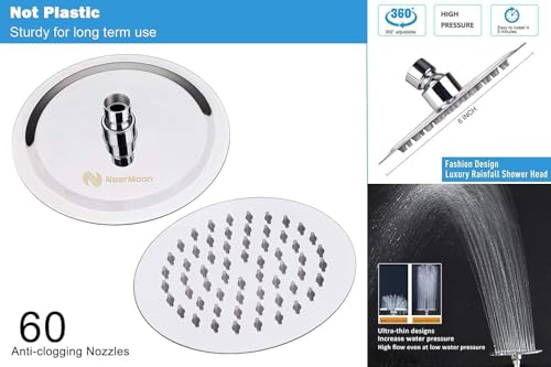 Shower Head and 15 Stage Shower Filter Combo
