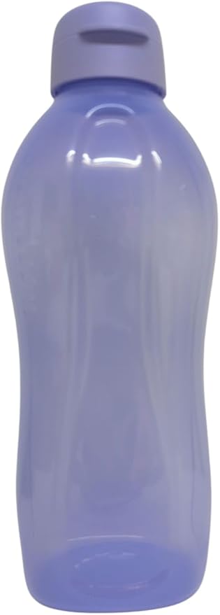 Tupperware to Go Eco Easy 2 Litre Water Bottle with Clip Closure Flip Top 2000 ml (Lilac Blue)