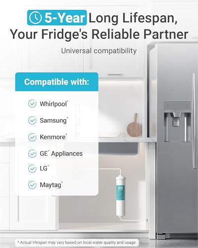 INL PLUS 5 Years Inline Water Filter for Ice Maker