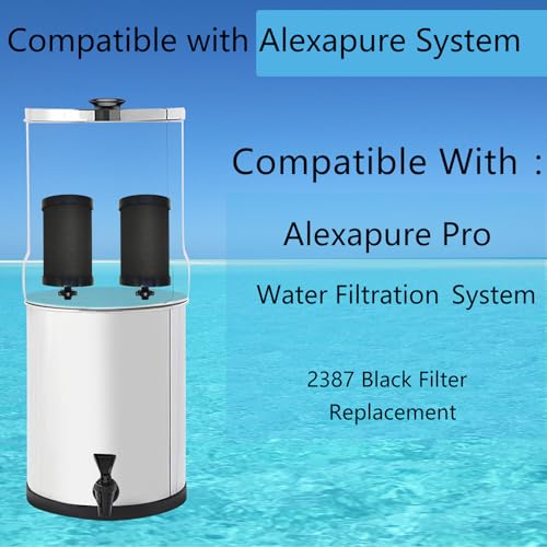2387 Filter Replacement Compatible with Alexapure Water Filter 4 Pack (4 Count)