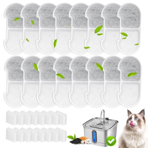 16+16 Pack Replacement Filters for SEIRMEP 101oz (32 Count)