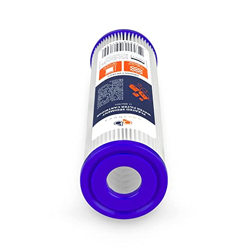 1 Micron Pleated Water Filter 10 x 2.5 (4 Count)